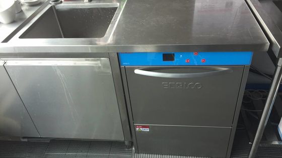 China Commercial Grade Undercounter Dishwasher 850H 600W 630D Dispenser inside supplier