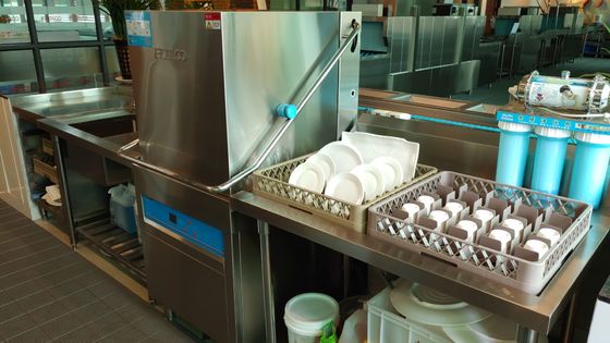 China Dispenser Inside Commercial Dishwashing Station , Commercial Grade Dishwasher supplier